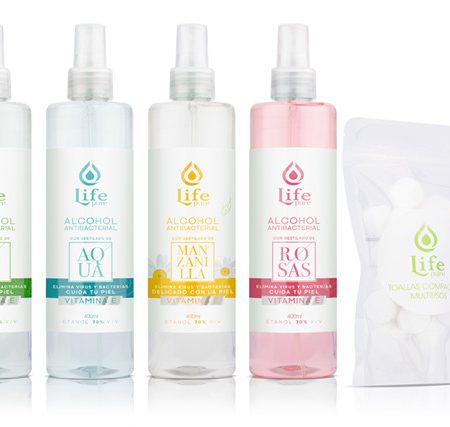 Kit Alcohol Antibacterial - Life Pure