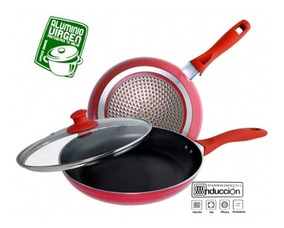 SARTÉN FORGED A INDUCCIÓN UMCO 20CM T/V (color rojo)